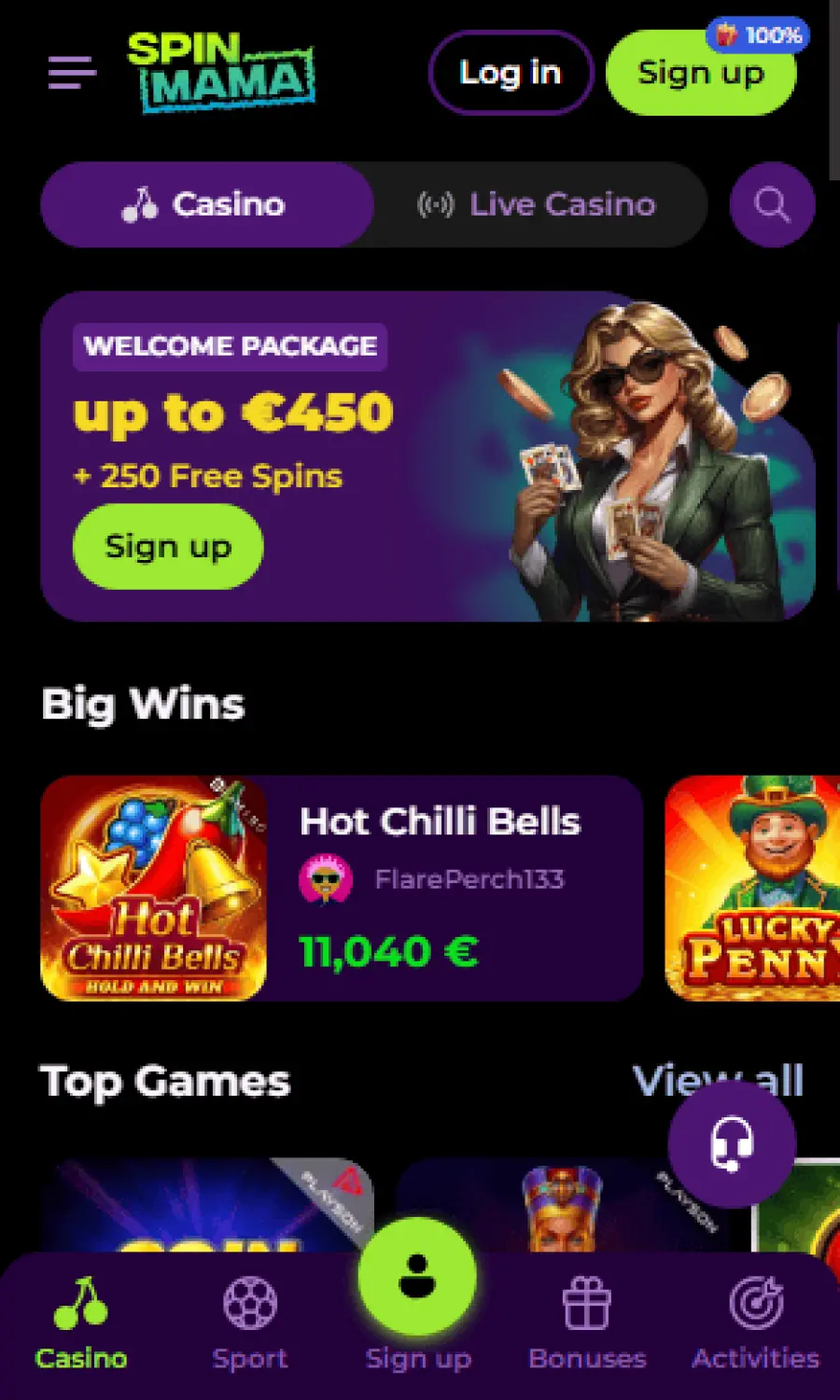 Spin mama app